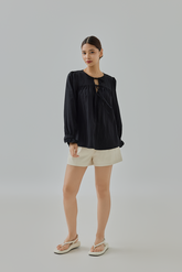 Darcy Front Tie Blouse